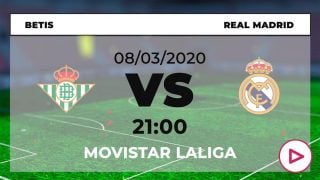 Betis-Real Madrid: Horario y dónde ver online el partido hoy de Liga Santander por TV en directo.