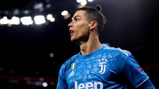Cristiano Ronaldo, durante un partido de la Juventus (Getty).