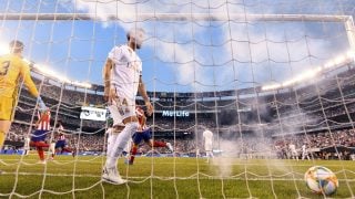 Sergio Ramos, en el derbi de 2019 de la International Champions Cup. (AFP)