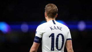 Harry Kane, en un partido del Tottenham. (Getty)