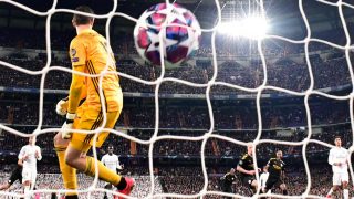 Sterling marca en el Real Madrid-City de Champions. (AFP)