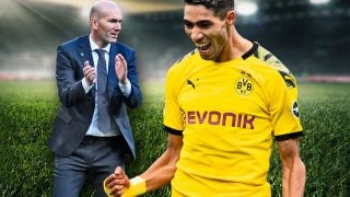 Zidane quería la vuelta de Achraf.