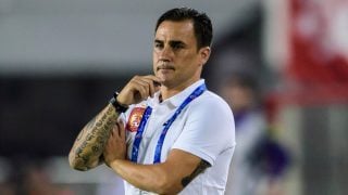 Fabio Cannavaro, durante un partido del Guangzhou Evergrande (AFP).