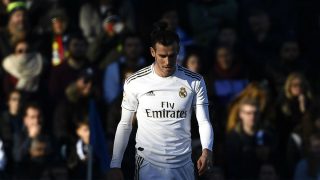 Bale, en un partido con el Real Madrid en el Bernabéu. (Getty)