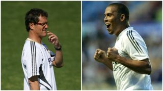 Capello y Ronaldo chocaron en el Real Madrid. (AFP)