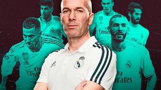 Zidane deshoja un nuevo tridente.