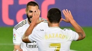 El madridismo tiene una nueva esperanza con la conexión Hazard-Benzema. (AFP)