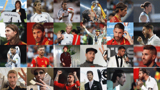 Los mil y un cambios de imagen de Sergio Ramos (Getty, Afp, Efe e Instagram de Sergio Ramos)