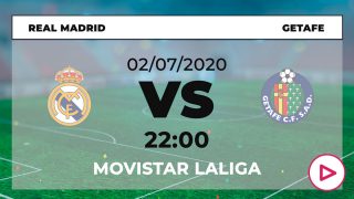Real Madrid-Getafe: dónde ver y horario del partido de hoy de Liga Santander por TV online en directo.