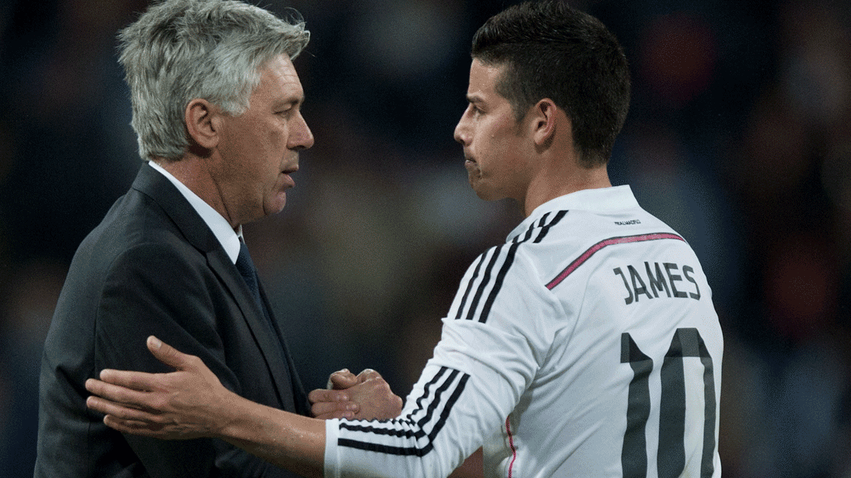 La demoledora reflexión de James Rodríguez sobre Carlo Ancelotti