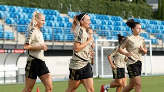 El Real Madrid femenino, durante un entrenamiento. (Realmadrid.com)