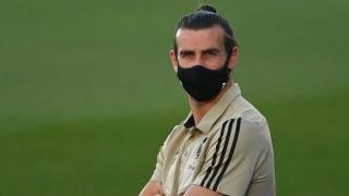 Bale, antes de un partido con el Real Madrid. (AFP)