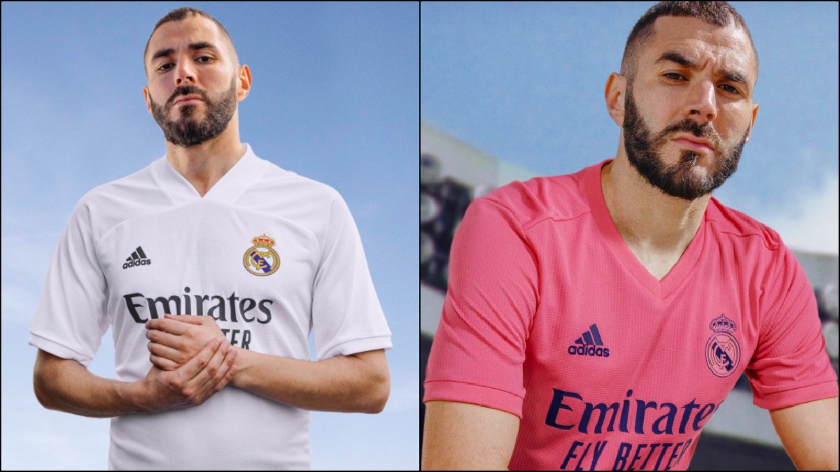 A la luz nuevas imágenes de la camiseta del Real Madrid para la próxima  temporada