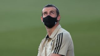 Bale, durante un partido del Real Madrid (Getty).