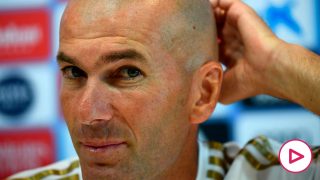 Zidane, en rueda de prensa. (AFP)