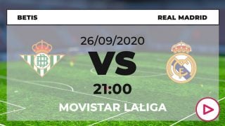 Liga Santander 2020-2021: Betis – Real Madrid | Horario del partido de fútbol de Liga Santander.