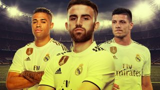 Mariano, Jovic y Mayoral, los tres nueves suplentes del Real Madrid.