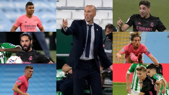 El puzzle de Zidane en el centro del campo