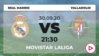 iga Santander 2020-2021: Real Madrid – Valladolid | Horario del partido de fútbol de Liga Santander.