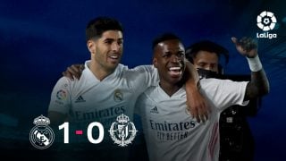 El Real Madrid venció 1-0 al Valladolid con gol de Vinicius.