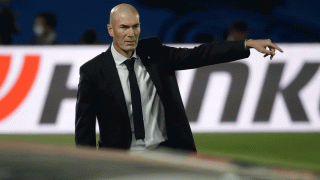 Zidane, durante el último partido de Liga en el Alfredo Di Stéfano (Getty)