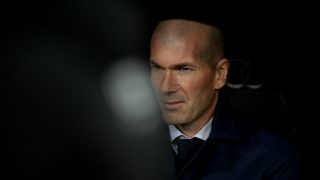 Zidane, durante un partido del Real Madrid. (Getty)