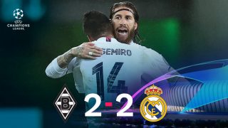 El Real Madrid se salvó en el descuento de una derrota dolorosa en Alemania.