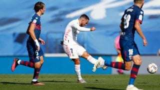 Hazard marcó un golazo que rondó los 90 kilómetros por hora (RealMadrid.com).