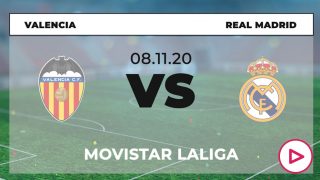 Valencia – Real Madrid: hora y ver online en directo por TV el partido de fútbol de Liga Santander hoy