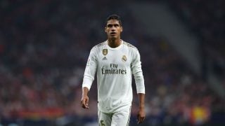 Raphael Varane, durante un encuentro con el Real Madrid. (Getty)