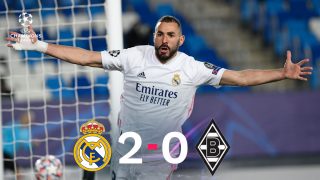 El Real Madrid se impuso 2-0 al Borussia Moenchengladbach en la Champions.