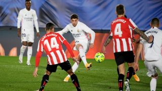 Fede Valverde volvió a la titularidad en el Real Madrid. (AFP)