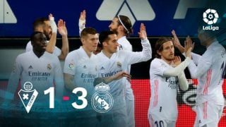 El Real Madrid se impuso 1-3 al Eibar.