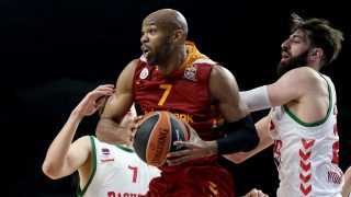 Alex Tyus, en un partido con el Galatasaray. (Getty)