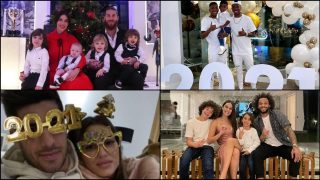 Los jugadores del Real Madrid celebraron la Nochevieja en familia.