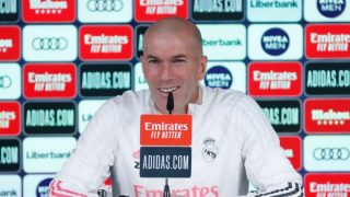 Zinedine Zidane, durante una rueda de prensa (Realmadrid.com).