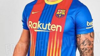 La camiseta con la que el Barcelona jugará el Clásico.