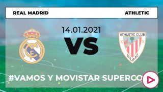 Supercopa de España 2020-2021: Real Madrid – Athletic | Horario del partido de fútbol de la Supercopa de España.