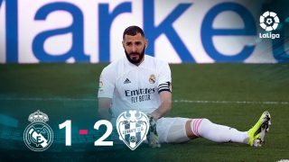 El Real Madrid cayó 1-2 ante el Levante.