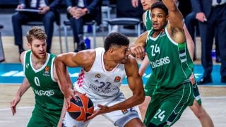 Walter Tavares, durante el partido del Real Madrid ante Zalgiris Kaunas (EFE).