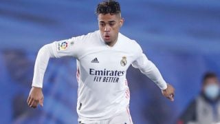 Mariano durante un partido de Liga con el Real Madrid. (realmadrid.com)