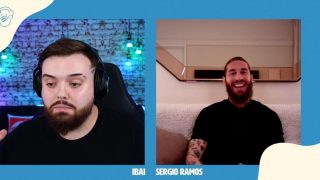 Ibai Llanos entrevista a Sergio Ramos en Twitch, en directo