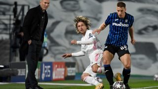 Luka Modric fue el referente contra Atalanta. (AFP)