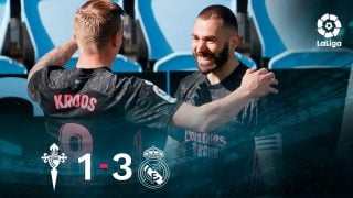 El Real Madrid se impuso por 1-3 al Celta.