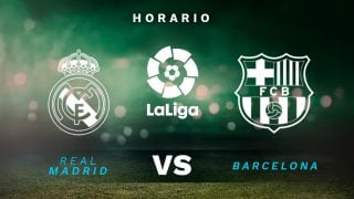 Real Madrid – Barcelona: Clásico de la jornada 30 de la Liga Santander.