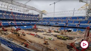 Obras en el Estadio Santiago Bernabéu