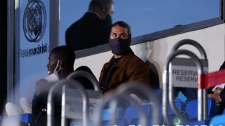 Sergio Ramos en el Alfredo di Stéfano viendo el Real Madrid-Chelsea. (Getty)