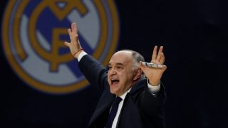 Pablo Laso, durante el partido del Real Madrid ante Efes (EFE)