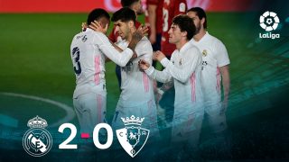 El Real Madrid se impuso 2-0 a Osasuna.