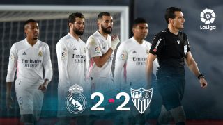 El Real Madrid y el Sevilla empataron en el Di Stéfano.